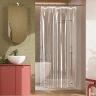 Titanker Shower Stall Curtain Liner  36x72 Clear Peva Lightweight Single Stall N