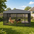10x10ft Outdoor Pet Dog Run House Kennel Shade Cage Enclosure W  Cover Playpen