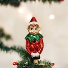 Christmas Pixie Clip On Blown Glass Ornament By Old World Christmas