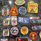 54 Piece Vintage Lot Of Boy Scout Patches And Misc