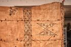 Large Vintage Tapa Bark Cloth Panel  Tonga  Polynesian  80  X 70 