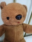 Vintage Elka Toys Brown Teddy Bear Plush Stuffed Animal Large 19  New York