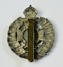British Army Tower Hamlets Rifles Cap Badge Rifle Brigade    weasal    Etched