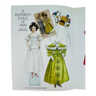 Vintage A Fashion Doll Of 1828 Paper Dolls By Brenda Sneathen Mattox 2002