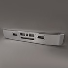 For Mack R600 R700 Models 1982-1991 Steel Front Bumper Assembly Chrome