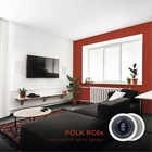 Polk Audio Rc6s In Ceiling Speaker - Each  white 