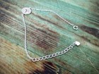 Delicate   Gorgeous  Children s Chain Bracelet With Charm   925 Sterling Silver