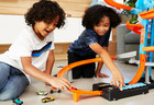 Super Tall Hot Wheels Track Matchbox Play Set Die Cast Car Racetrack Indoor Toy 