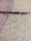 Vintage Silk Scarf Lilac In Color Rose Inlaid Design 26  X 26 