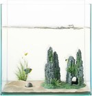 Aquarium Rock Cave Ornament Mountain View Stone Tree Landscape  Large Fish Tank