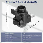 10 Sets Plug In Night Light Module Night Light Base With Shade Mounting Clip Pla