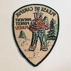 Smokey The Bear    please Be Careful Prevent Forest Fires    Shield Patch Sew-on New