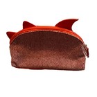 Bath And Body Works Fox  Orange Cosmetic Makeup Bag Travel Size New Without Tag