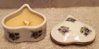 Vintage Lefton China Hand Painted  Numbered 1945  Scented Candle Trinket Box