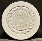 Red Brick Casino Illegal Gambling Clay Poker Chip Vintage Springfield Ohio