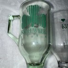 Vintage Kelly Week 1986 88 With Shamrock Footed Glass Mugs St Patrick s Day  2 
