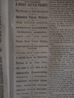 1861 Civil War 1st Major Battle Bull Run  splendid Union Victory   Newspaper