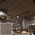 Faux Tin Ceiling Tiles Antique Decor Wall Panels Pl18 Weather Copper 10pcs lot