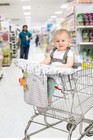 Graco 6m  Adjustable Shopping Cart   High Chair Cover W  Pocket   Storage Unisex