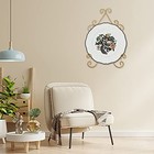  Plate Stand Holder For Wall Hanging Display Rack Art Hanger Metal 1 Yellow