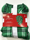 Wondershop Toddler Size 12m Green Plaid Matching Family Pajama Sleep Set  2pc 