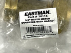  lot Of 2  Eastman 3 4  Mnpt X 1  Fnpt Water Meter Couplings   Gaskets Lf Brass