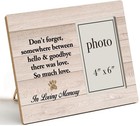 Pet Cat Dog Memorial Gifts - Wooden Photo Frame