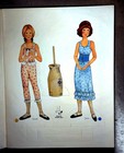 Vintage 1975 Whitman Paper Dolls Of Early America  1983 - Uncut unused