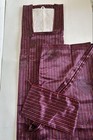 Bamboo Stripe Flower Circle Rain Coat M With Storage Bag  Used