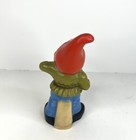 Vtg Gnome Elf With Accordion Hard Rubber Figure 5 1 2 h Germany 1946