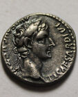 Rare Genuine Ancient Roman Silver Coin Denarius Tiberius  Livia 14-37 A d  Lyons