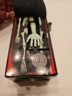 Japan Tinplate Coffin Bank 1950s - 60s Working Gteat Condition
