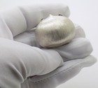 Vintage Italian Handmade Genuine Silver Chestnut Shaped Pill Snuff Trinket Box