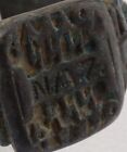 German Ring War Period Ww2 Tank Pendant Wwii Germany Skull Bones Battlefield Art