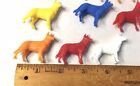 Vintage Marx Western Roy Rogers Plastic Figures 9  bullet   Dogs 2 Wolfs Recast