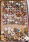 Colorful Lot 125 Vintage Wooden Spools Of Sewing Thread Vtg   All Wooden