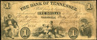 Tn  1 Clarksville The Bank Of Tennessee July 1  1861 Nashville Haxby Tn-195 G108