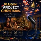 Hd Christmas Scene Projector With 10 Festive Scenes  Plug And Play Hd Christmas