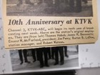 Ktvk Tv Abc Photo 1965 10th Anniv Ernest Mcfarland Jim Perry Tom Habab Signed