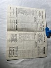 1960 Meridian Idaho Speedway Jalopy Races Official Program Vintage Racing 9326