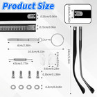 2 Set Glasses Repair Kit With Screws  Universal Glasses Arm Replacement  Eyeglas
