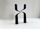 Vintage Mikaela D  rfel  Design Double Candle Holder Danish Tango Mid Century Mcm