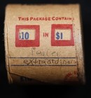Circulated Peace Silver  1 - 10 Coin Roll - Extraordinary - Woolworth woolco