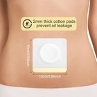 30pcs Disposable Castor Oil Belly Button Patch Button 3 94 X 3 94inch Self-adhes