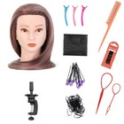 28 -30  Long Synthetic Hair Mannequin Head Hairdresser Practice Training Head   