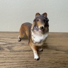 Vintage Collie Standing Figurine Japan 4 3 4   