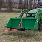 Titan Attachments 39  Hay Bale Spear Attachment With Stabilizer Spears