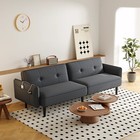 83  Futon Sofa Bed Convertible Couch W  Adjustable Backrest   Type-c Charger