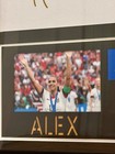 Framed Facsimile Autographed Alex Morgan 20x26 Usa Reprint Laser Auto Jersey
