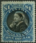 Canada 1868 Vandam  fb52-fb54 -  1 00- 3 00  Bill Stamps  3rd Issue  Used